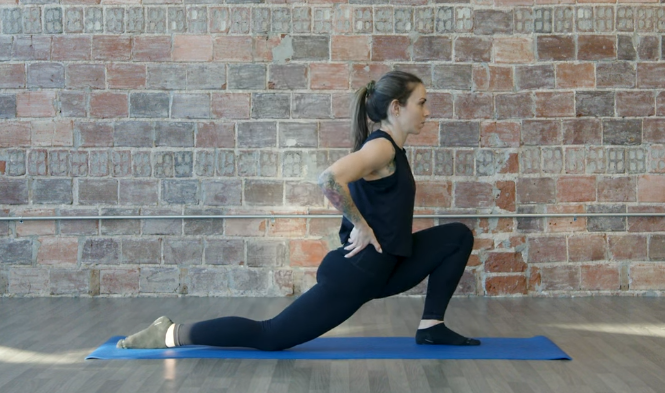 Hip Flexor Stretch demonstration