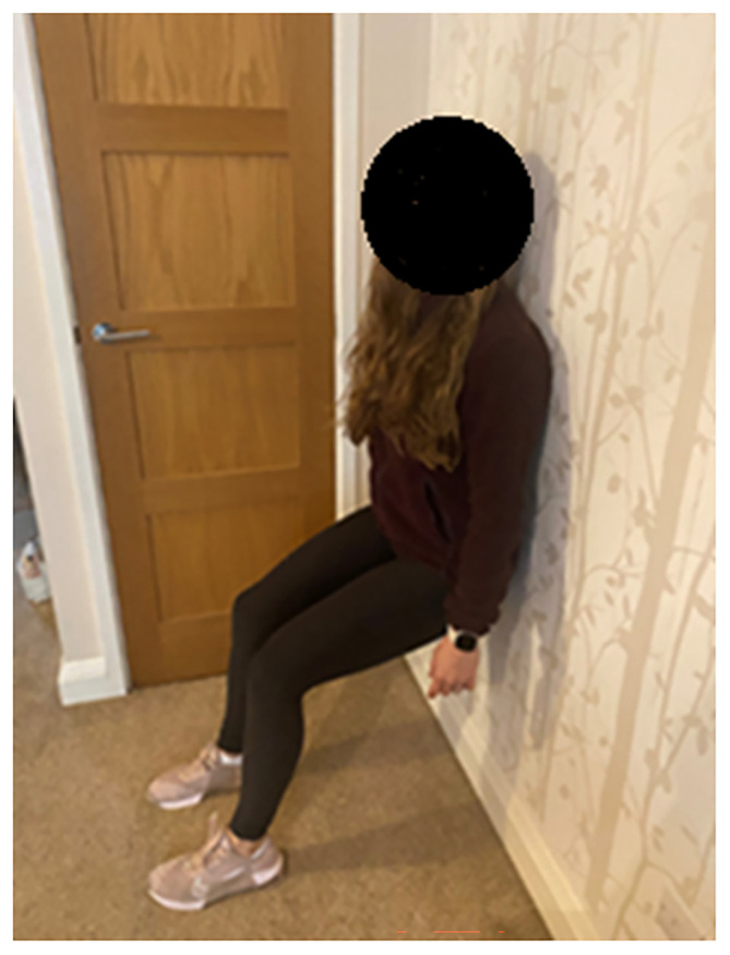 Wall Sit demonstration